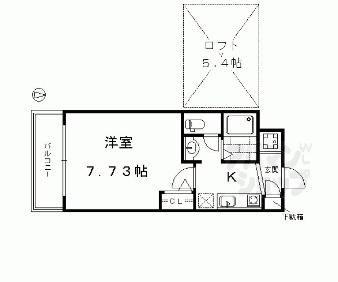 【シボラ西大路】間取