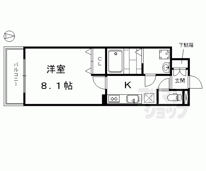 【アドバンス京都アリビオ】間取