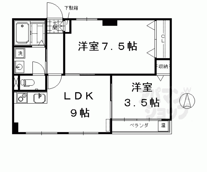 【プランドール】間取