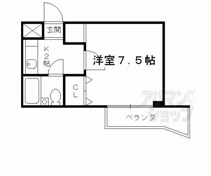 【四ノ宮コート】間取