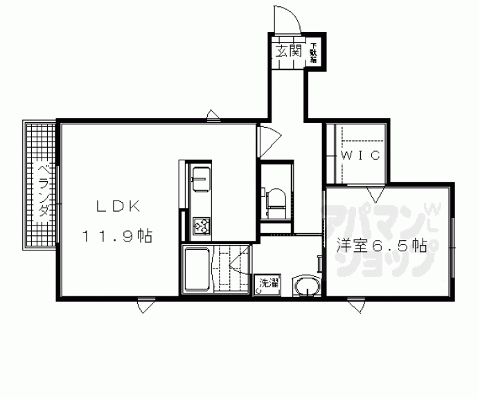 【サンパティーク】間取