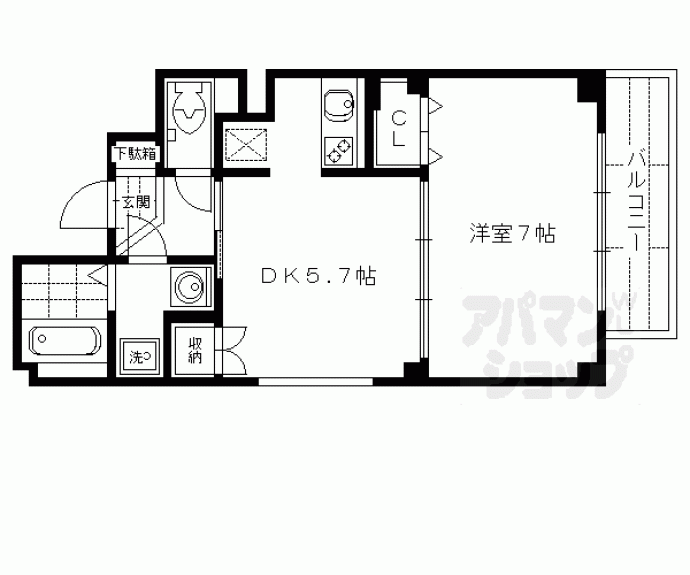 【コンフォーレ御陵】間取