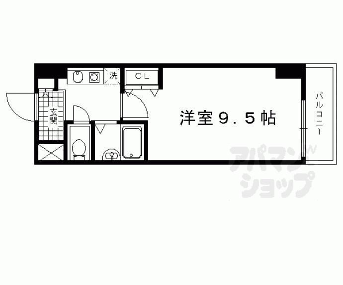 【サムパティーク山科】間取