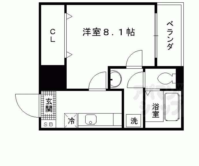 【ラフィーネ　葛野】間取