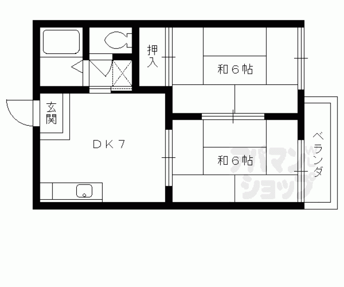 【ロジュマンＫ】間取