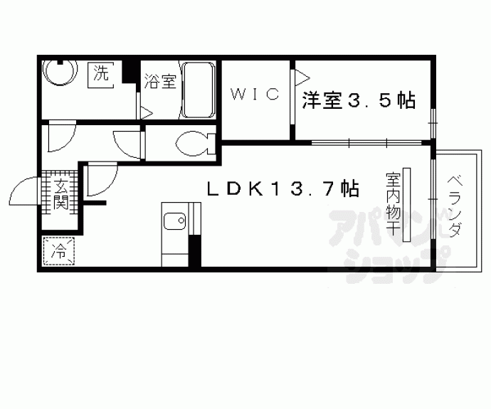 【フィエスタ　１号館】間取