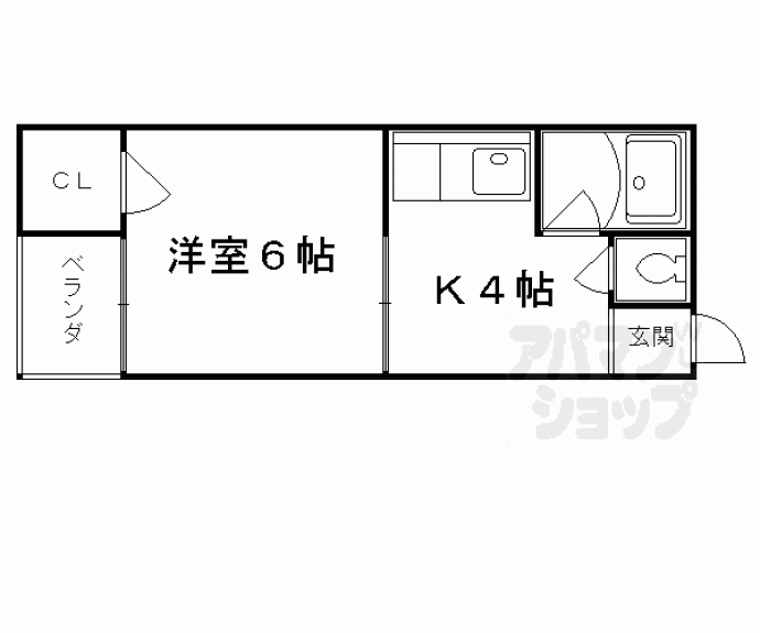 【清幸マンション】間取