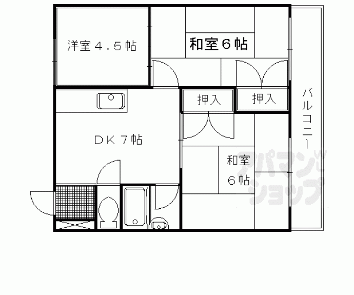 【シャトレ森田】間取