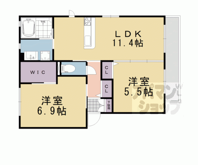 【シャーメゾンエルデ】間取