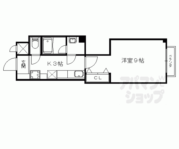 【プラネシア星の子山科駅前】間取