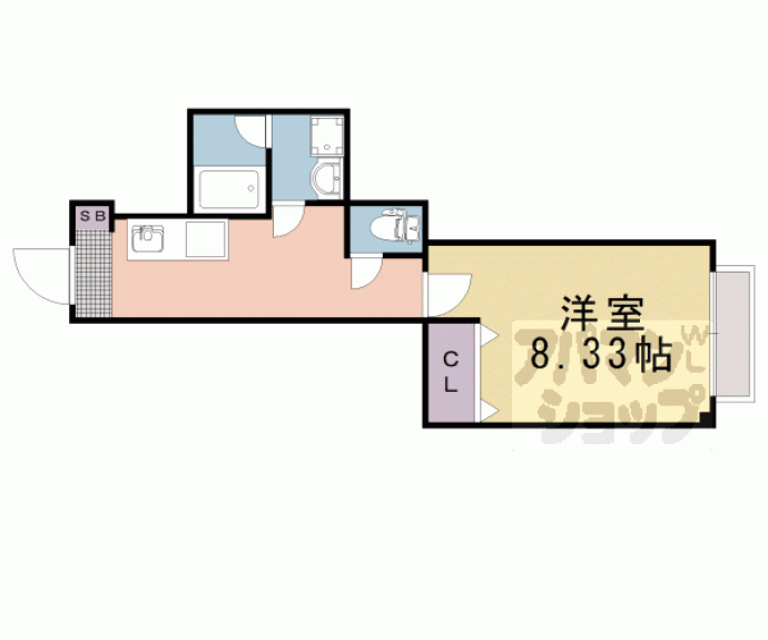 【プラネシア星の子山科駅前】間取