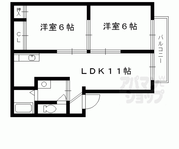 【アトランティス醍醐】間取