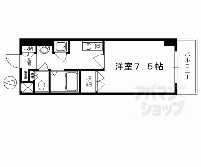 【ロイヤルコート院町】間取