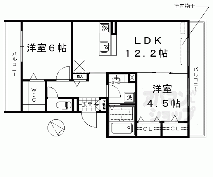 【セジュールリッシュ】間取