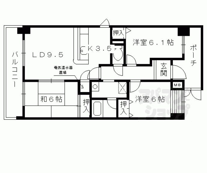 【ＭＺグラヴィール】間取