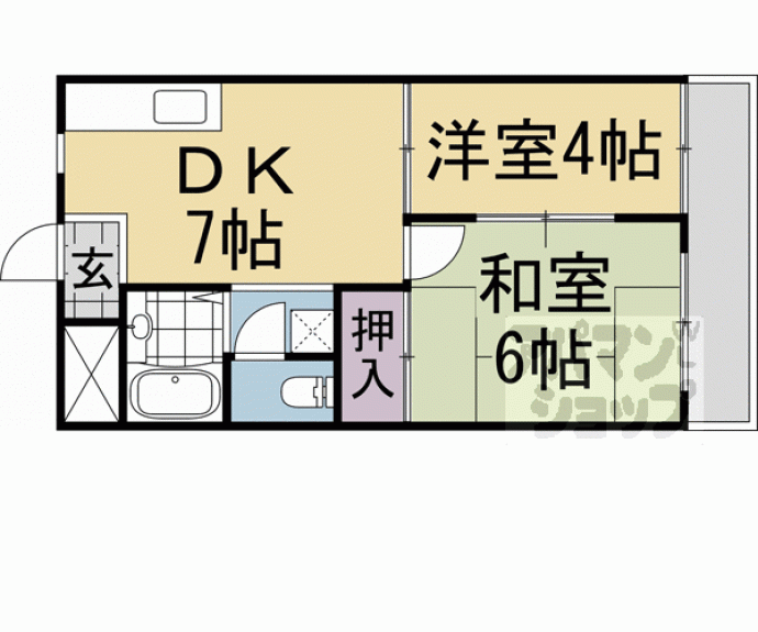 【長岡サンシャインハイツ】間取