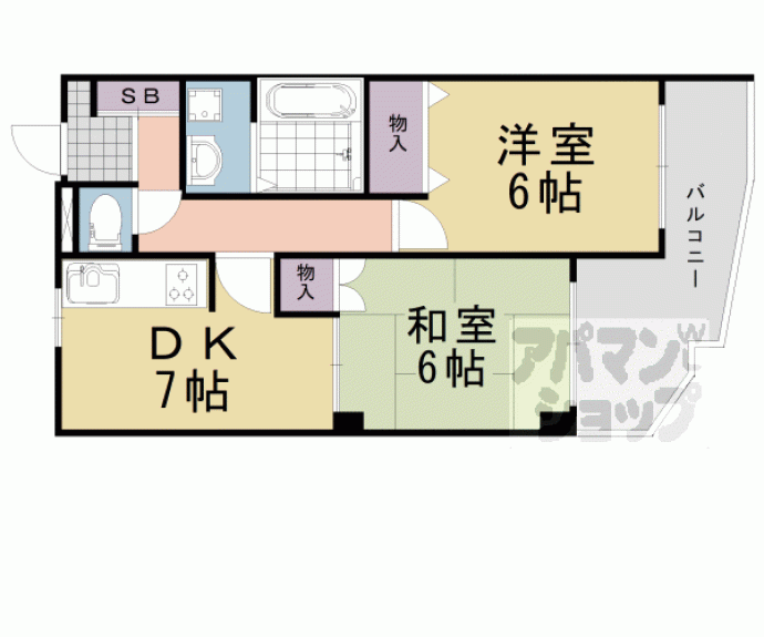 【ロイヤルガーデン長岡京】間取