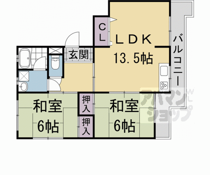 【パークテラス明和台】間取