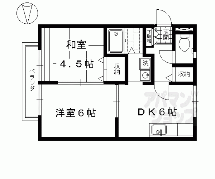 【セントレージＯＮＯ】間取