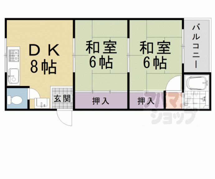 【永井マンション】間取