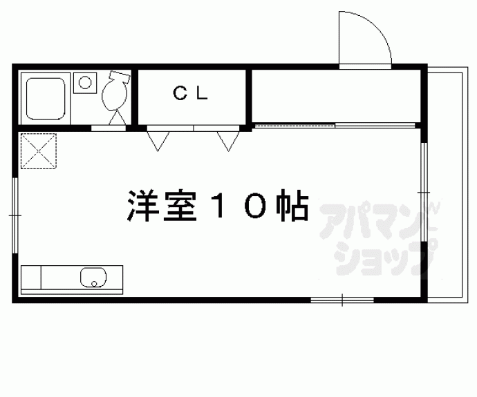 【ハイツ山茶花】間取