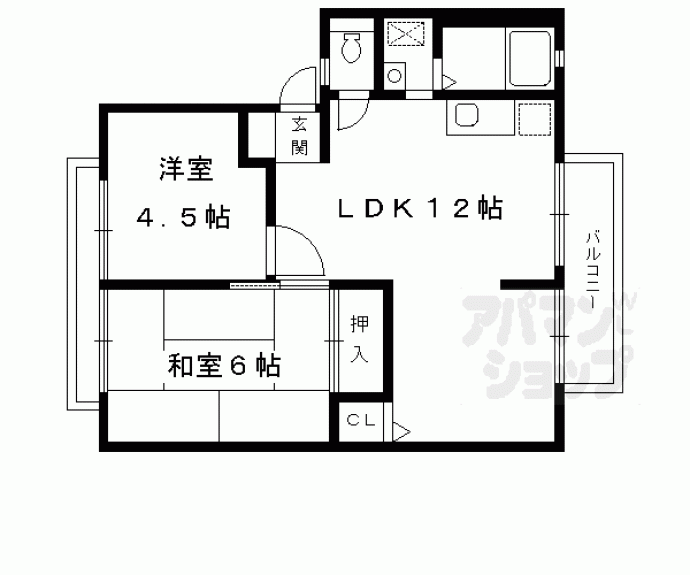 【グリーンヒルセイジュⅡ】間取