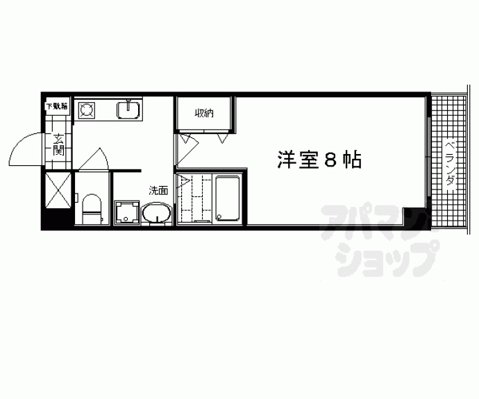 【グレイス西京極】間取