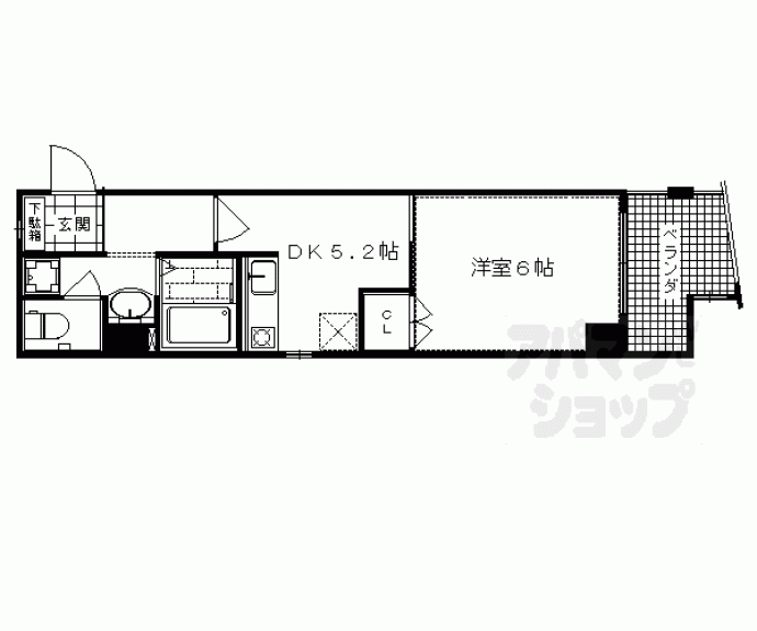 【グレイス西京極】間取