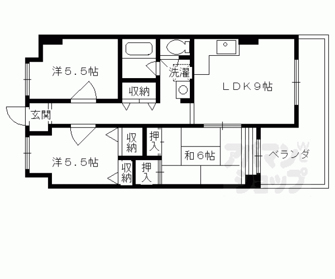 【エクセレンス飛鳥】間取