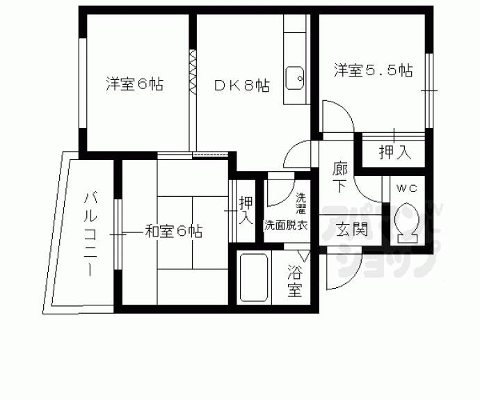 【カーサＯＢＡＴＡ】間取