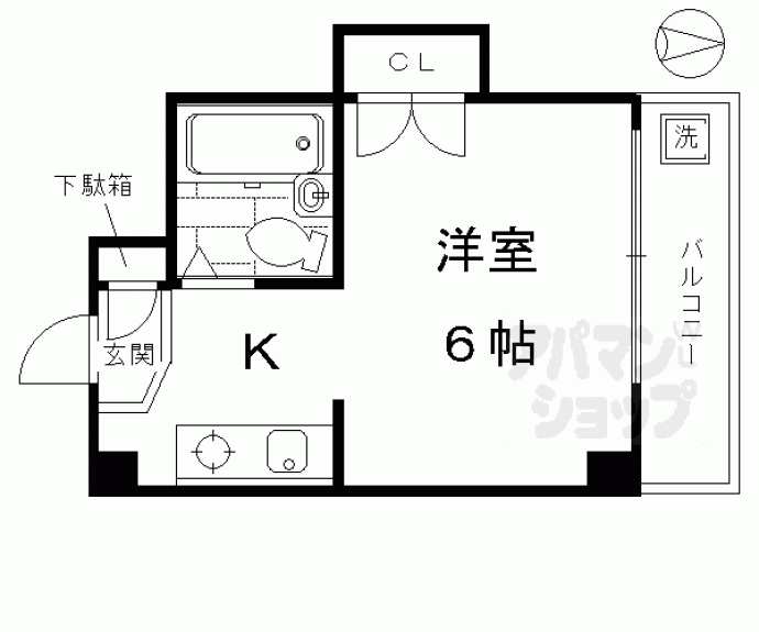 【グラシィオ中久世】間取