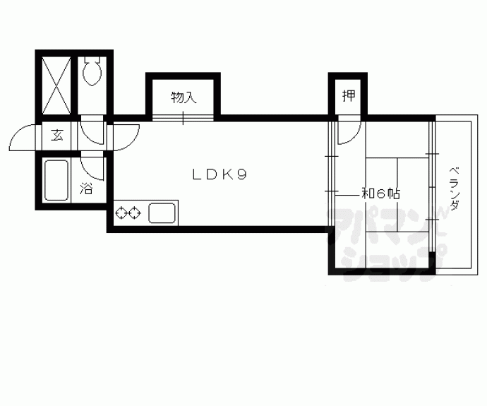 【シャルレ１番館】間取