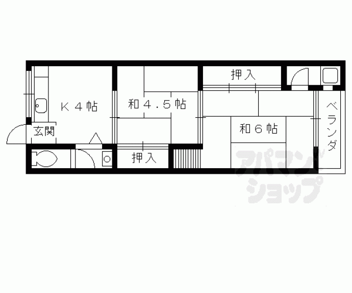 【マンション千丈】間取