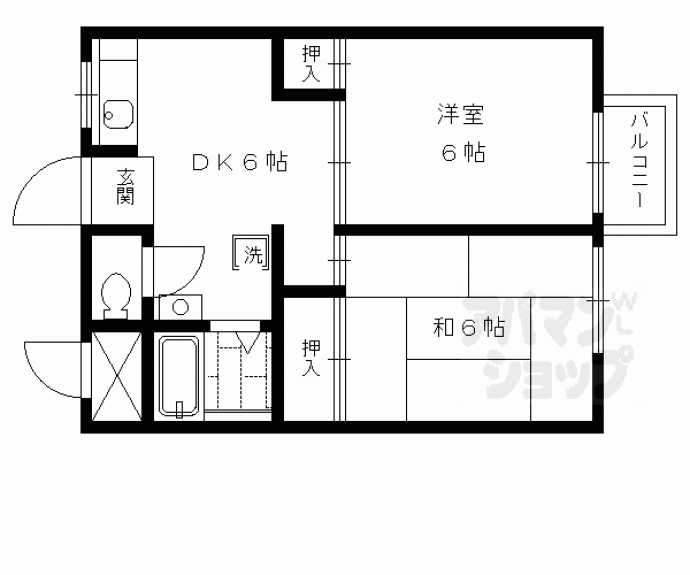 【ユニメントジョワイユ】間取