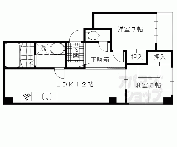 【コーポ藤井】間取