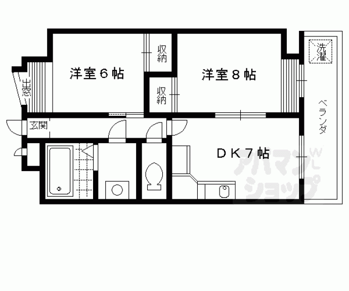 【シミズマンション】間取