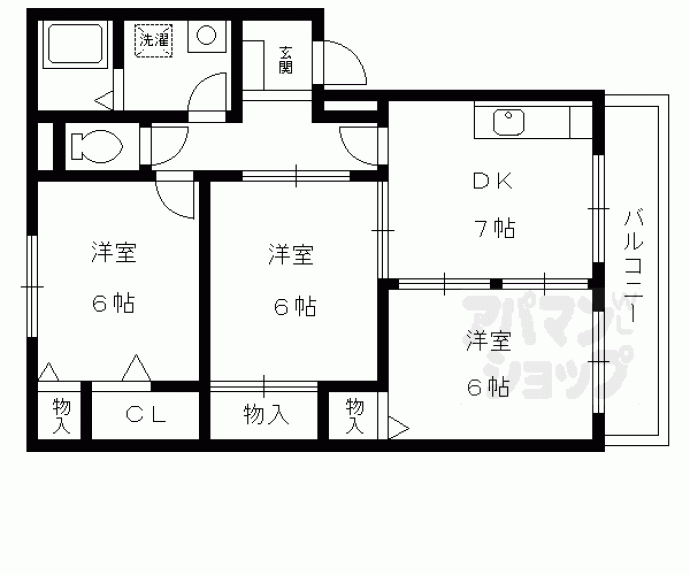 【アーバンハウス鴨川】間取