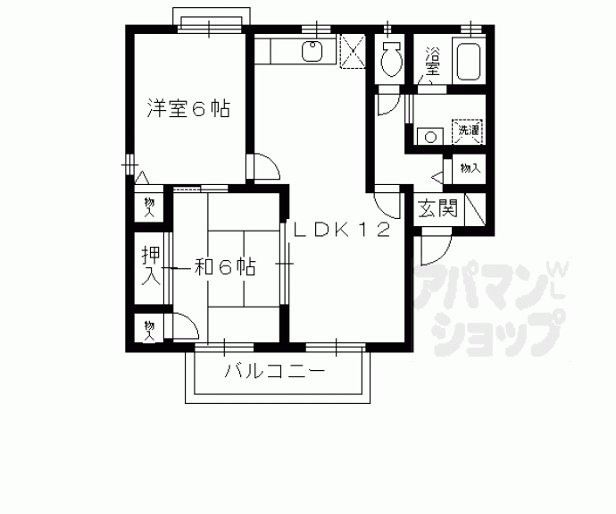 【セジュール南京都】間取