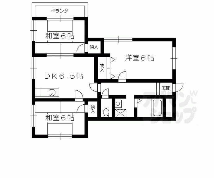 【ラグナグリーン】間取