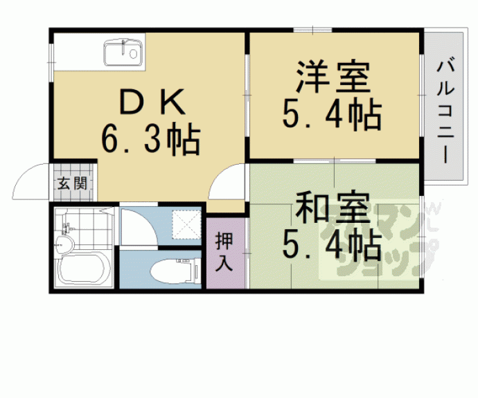 【タウニィ坂】間取