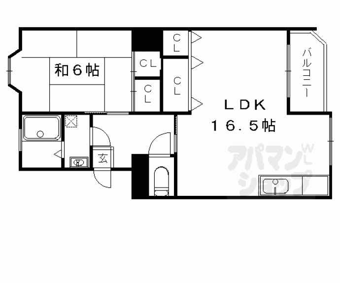 【シャトーおさんだ】間取