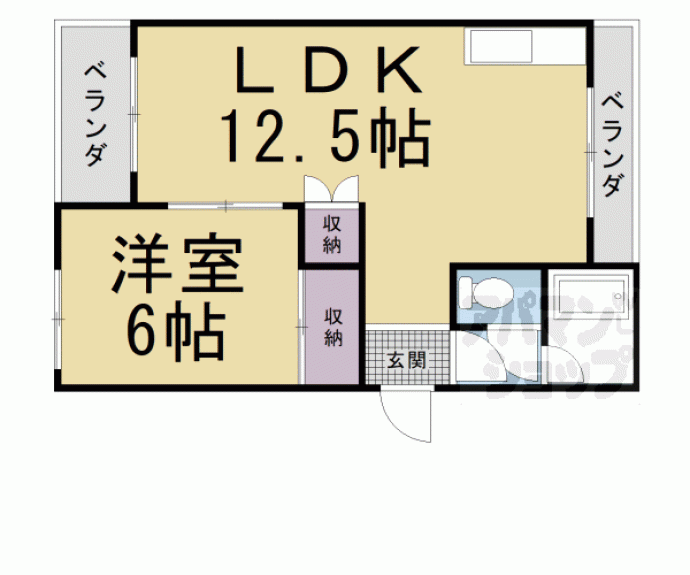 【淀マンション】間取