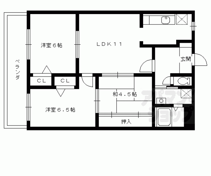 【ヴィラ・ブルーメ】間取