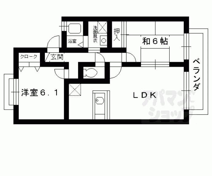 【ヴィレッジ海印ＡＢ棟】間取