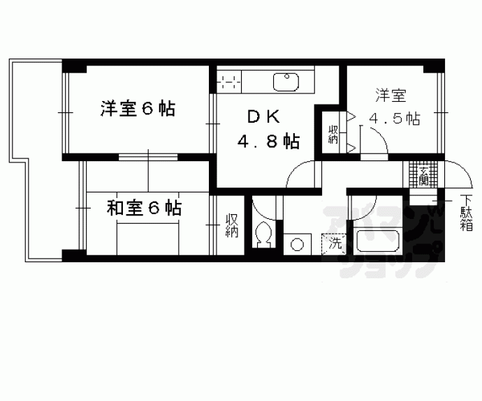 【久我の杜賃貸住宅】間取