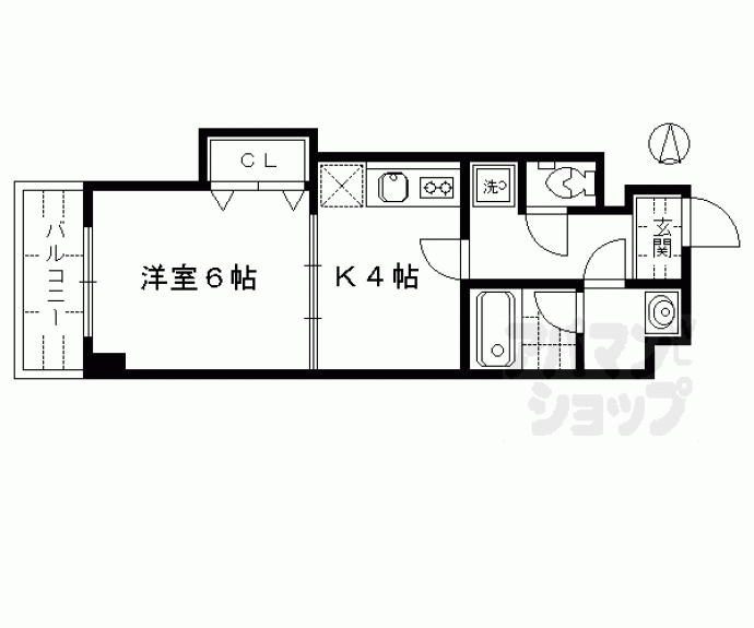 【サザン桃山御陵】間取