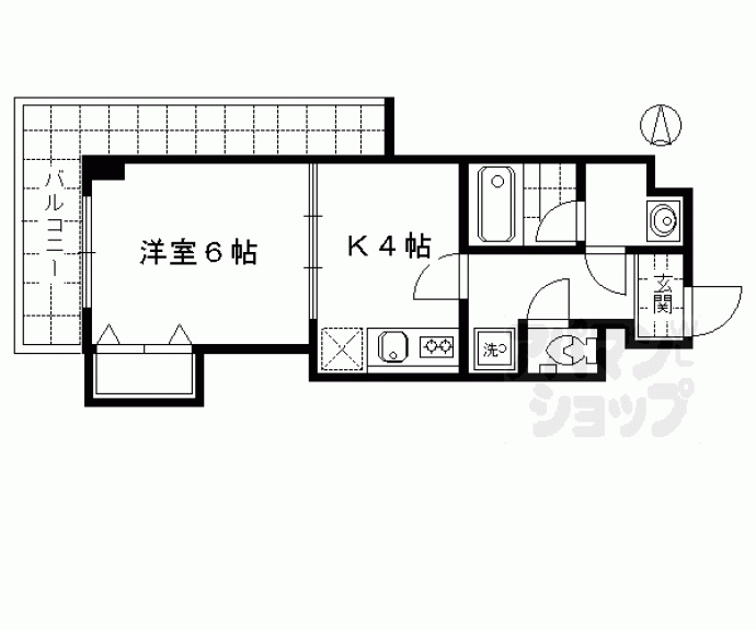 【サザン桃山御陵】間取