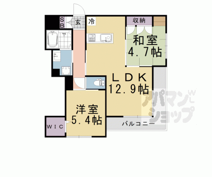 【リラフォート恵解山】間取