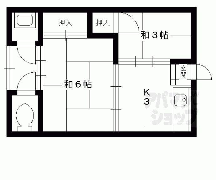 【第二椿荘】間取