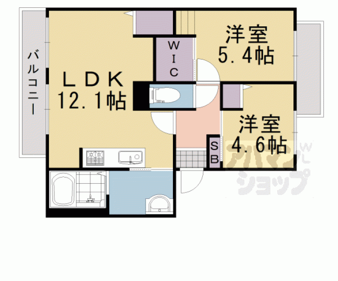 【ＷＥＳＴＨＩＬＬ　Ⅱ】間取